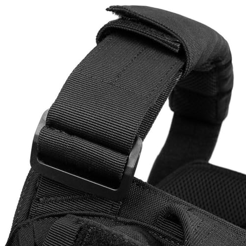 Chaleco táctico militar Molle bolsas placa portador chaleco caza combate 6