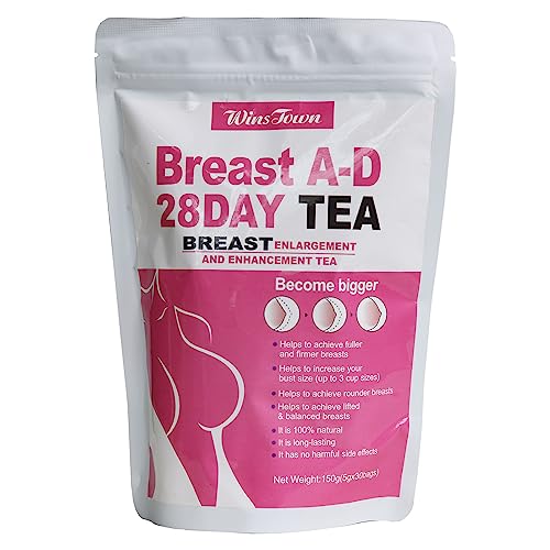AIHIYO Boobs Breast A-D 28 Days Tea, Nature Herbal Breast Enlargement and Enhancement Tea, 30 Tea bags