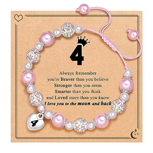 PINKDODO Birthday Gifts for 4-10 Year Old Girl Bracelet Jewelry Gifts