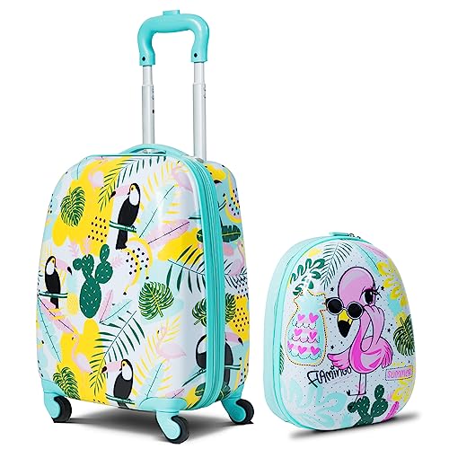 DREAMADE Valise Enfant 16' et Sac à Dos 12', Bagage à...