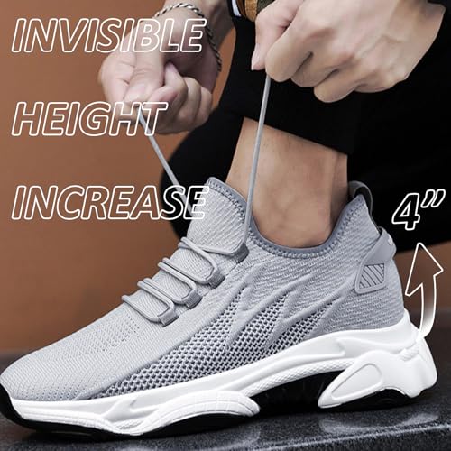 Tallure Sneakers, 4 inch Hidden Height Increase, Mesh Breathable Flexible Fit Comfort for Women and Men2