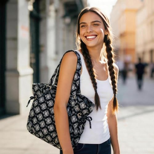 Bolso Tote para Mujer con Estampado Floral miniatura 2