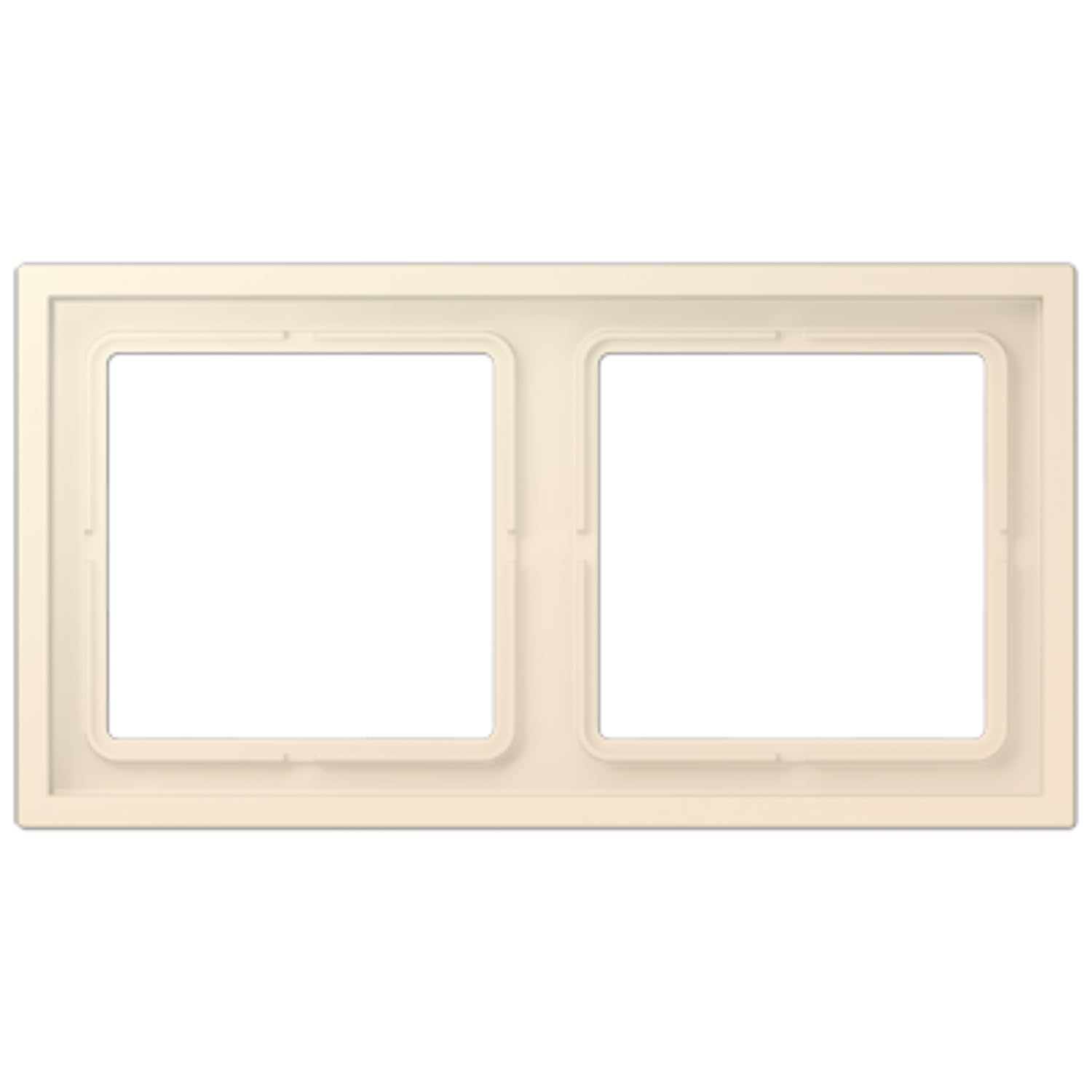 Double cadre LS ZERO LC32123 JUNG pour rénovation moderne sans relief