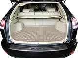 REZAW-PLAST Custom Fit Floor Liners Compatible with 2004-2009 Lexus RX 330 350 Floor Mats & Cargo Liner Tailored All Season Waterproof Automotive Floor Mats SUV Accessories Beige (Cargo mat)