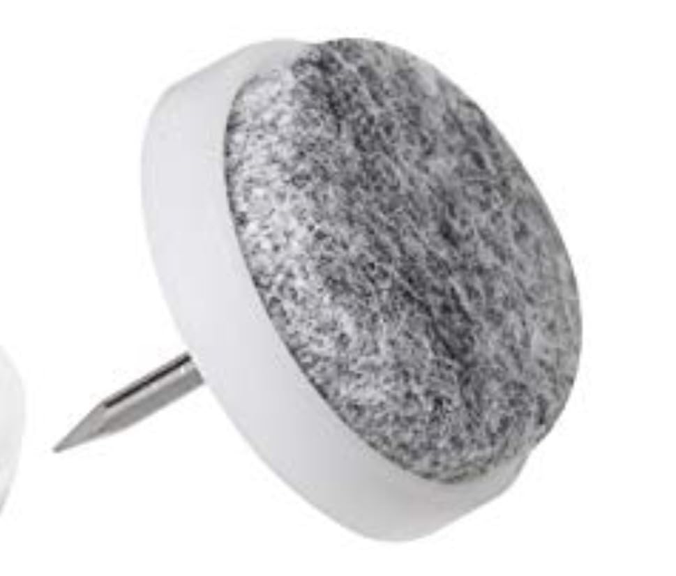 Metafranc Lot De 9 Patins En Feutre Autocollants - 25 X 25 Mm - Marron - Protection Efficace De Vos Meubles Et Chaises - Pour Sols Délicats - 645146