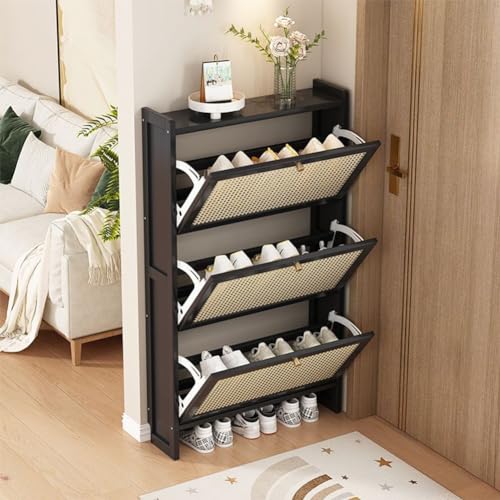 Mueble zapatero compacto para pasillo y dormitorio con cajones 8
