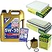 Produktbild QR-PARTS 69368380 Filter Set Inspektionspaket 5 Liter Liqui Moly Motoröl Longlife III 5W-30 MANN-FILTER Innenraumfilter Luftfilter Ölfilter