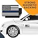 Magnet Me Up Thin Blue Line American Flag Magnet Decal, 4x6 Inch, Heavy-Duty Automotive Magnet for Car, Truck, SUV, Show Your Support for Police and Law Enforcement Officers, Made in The USA
