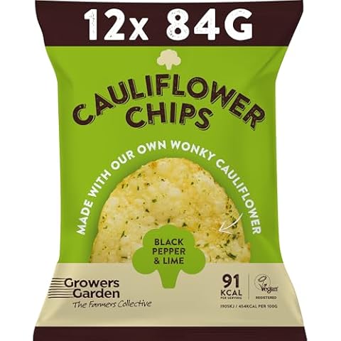 Growers Garden Black Pepper & Lime Cauliflower Crisps Cover