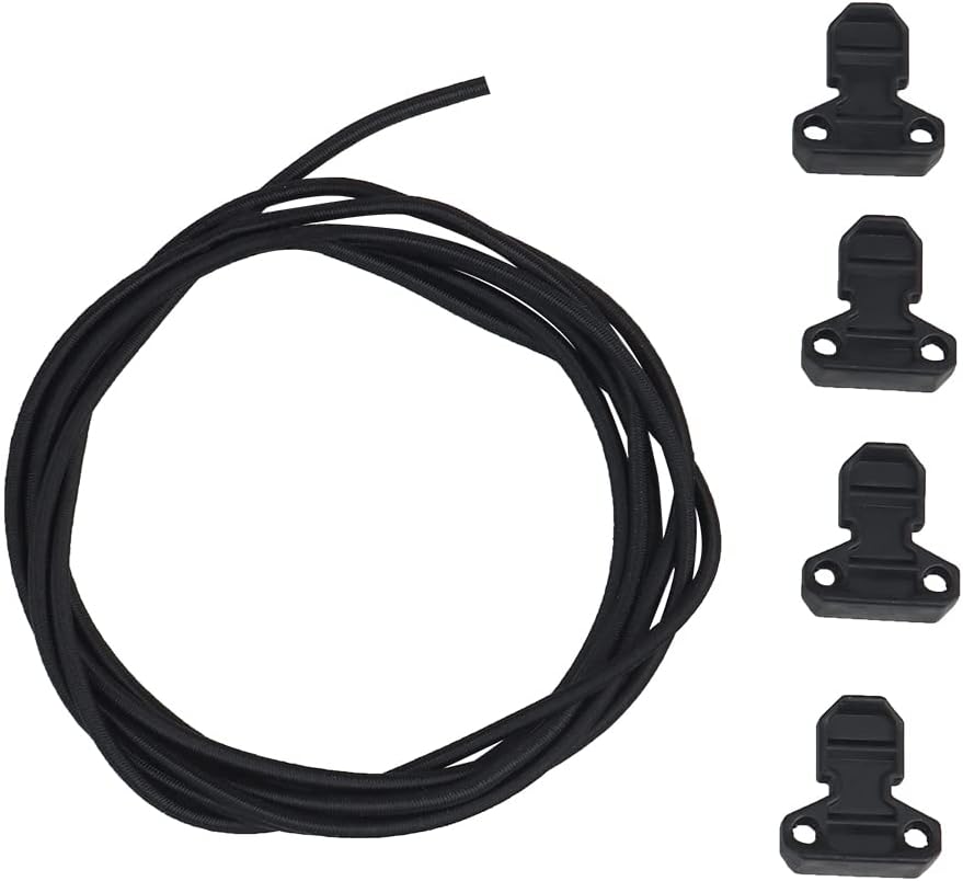 Tactical Magazine Adjustable Shock Cord Retainer and Pull Tab Fast Draw Elastic Retention Straps, Mag Pouch Accessories