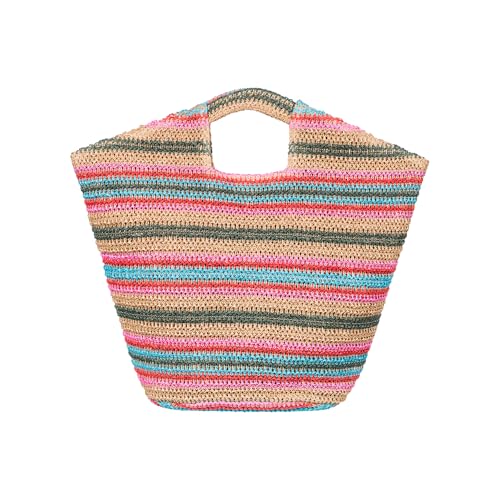 Image of Roxy Women's Beach Tote Bag | Travel | Vacation | Straw | Lightweight | Breathable