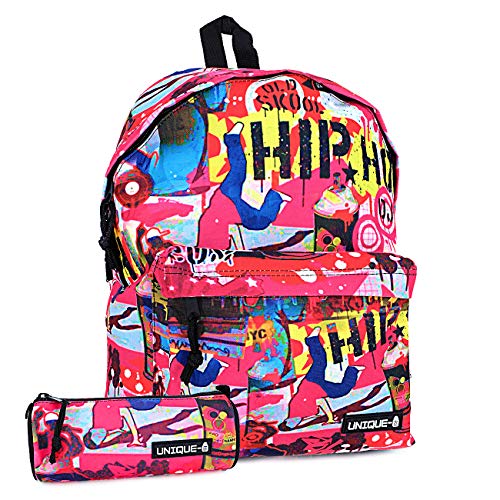Sac à dos Tempo Libre Boite Tombolino rose M, accessoire Hip Hop Unique-O pour loisirs et cours