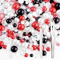 NACHLYNN Perlen-Mix 60g - Strasssteine 3-10mm Für DIY, Nageldesign & Basteln