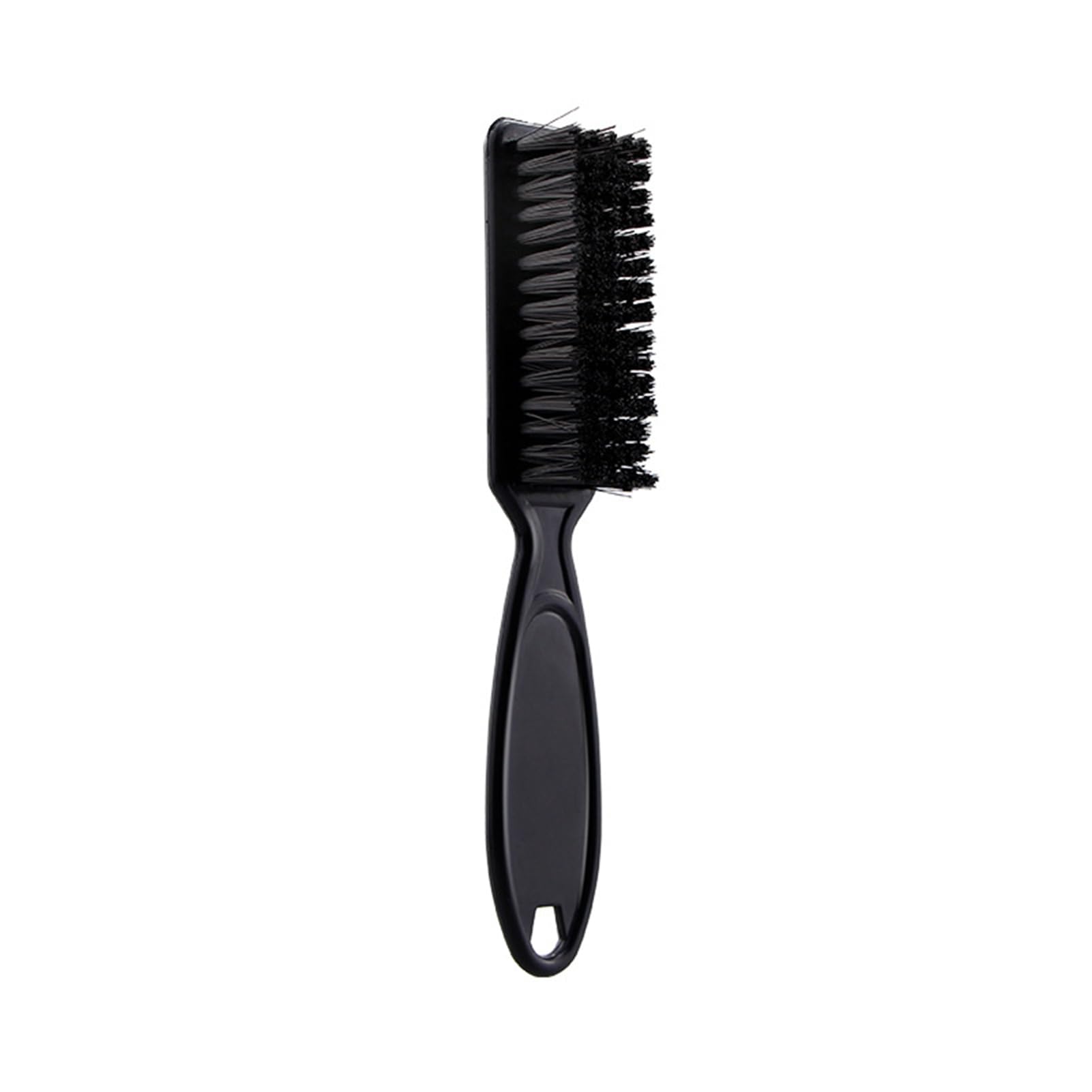 Hair Brush, Wide Application, Long Service Life, ABS Handle, Nylon Bristles, Black, Men's Barbershop Styling Brush