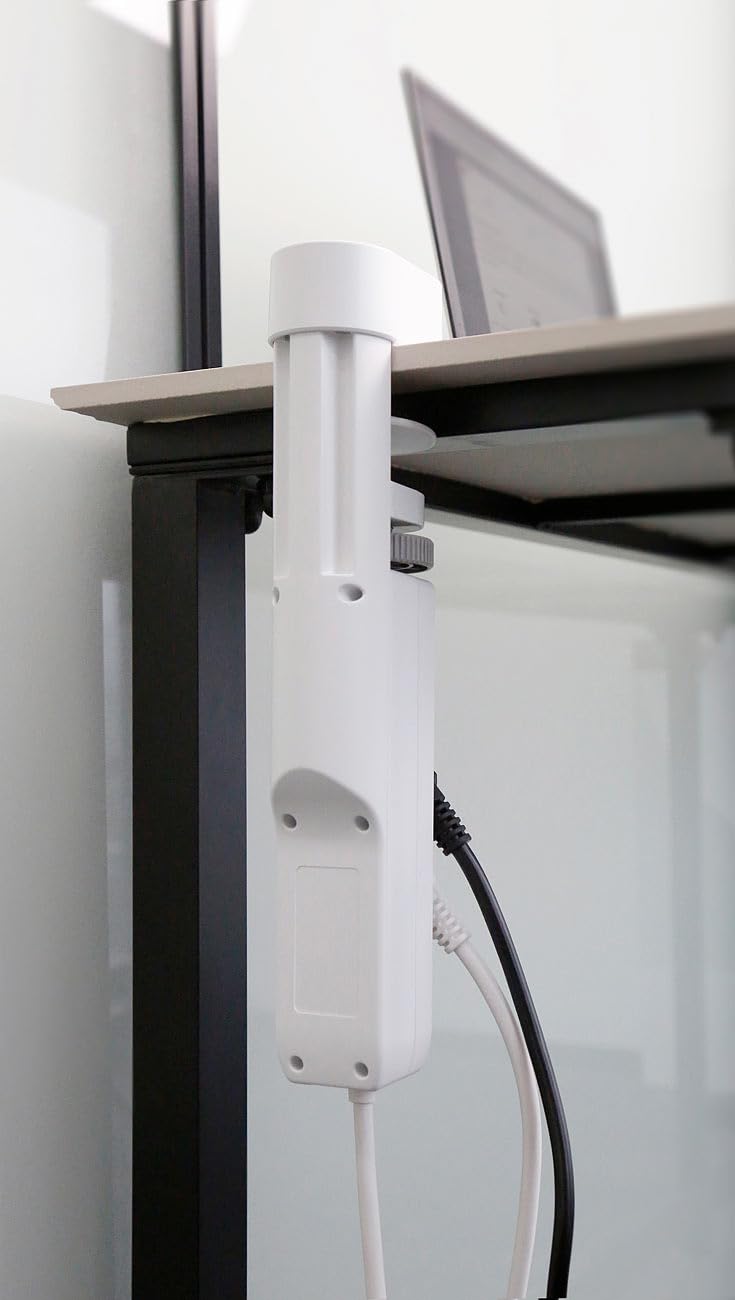 revolt Steckdose Leiste mit: 2er-Set 3-fach-Tischsteckdose mit Schraubklemme, 2x USB-C, 1x USB-A (Steckdosenleiste mit Schraubklemme, C Steckdosenleiste mit PD)