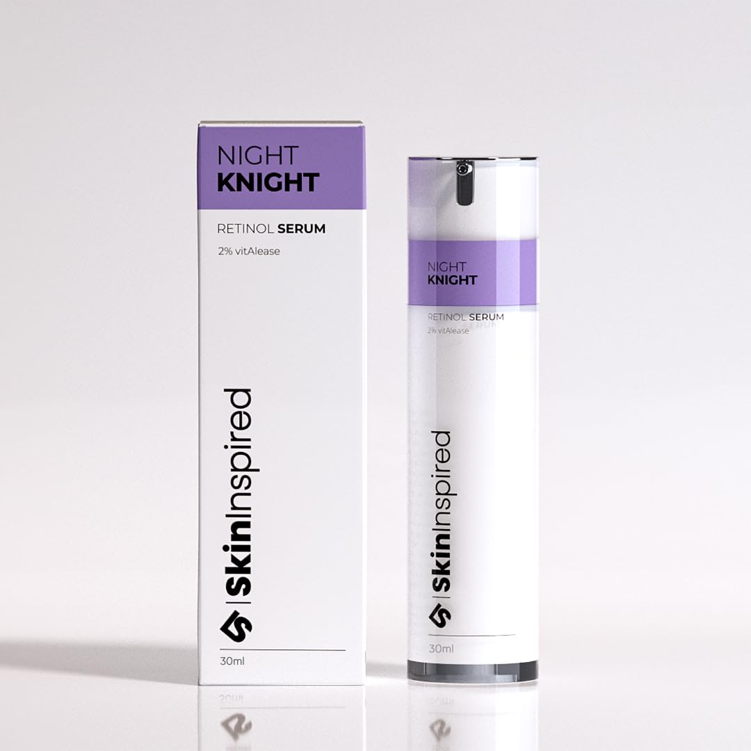 SkinInspired Retinol (2% vitAlease) Face Night Serum For Anti Aging | Promotes Cell Turnover for Youthful, Smooth Skin | Suitable For Men & Women | All Skin Types | 30ml