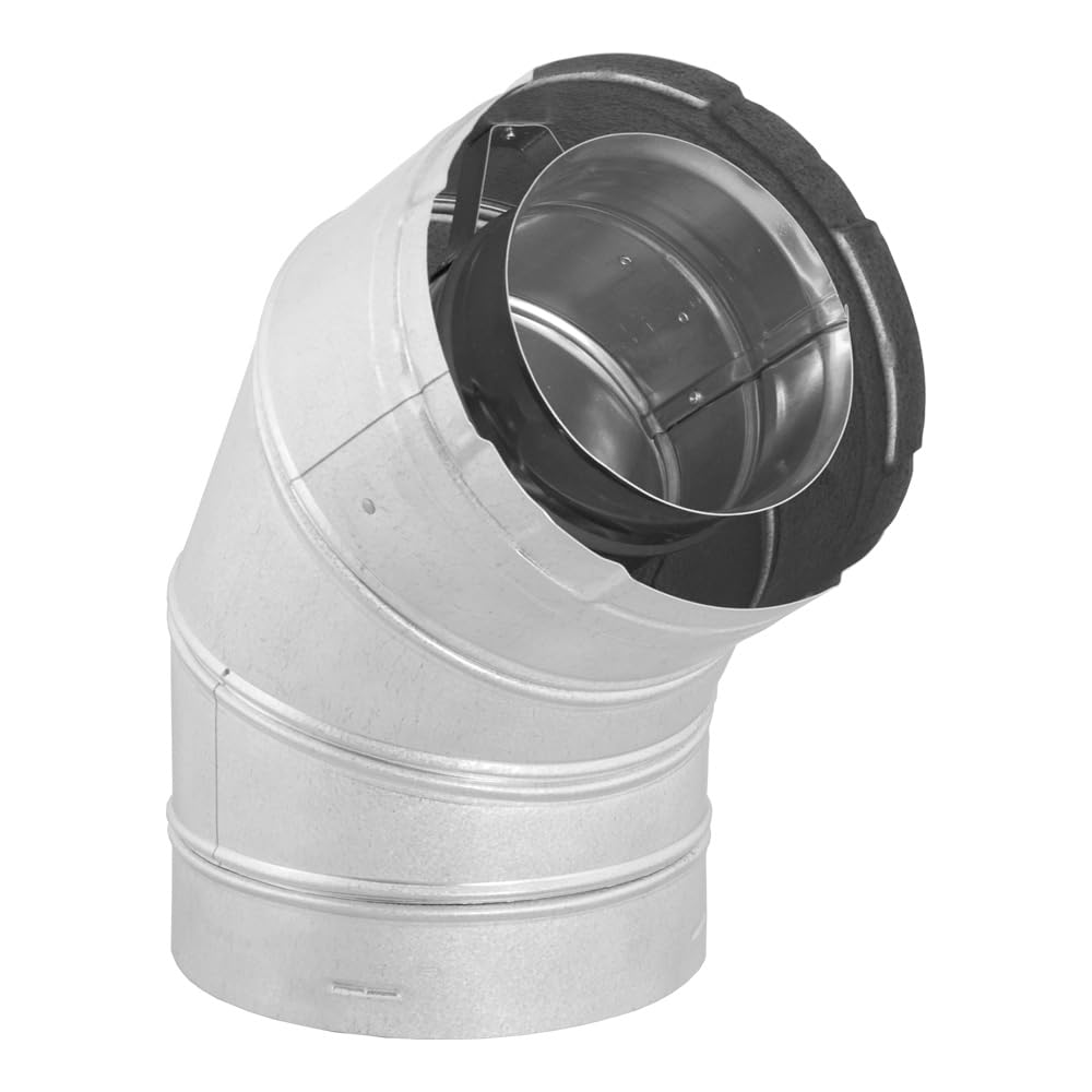 DuraVent DirectVent Pro DVA - Gomito a 60 gradi, 12,7 x 20,3 cm