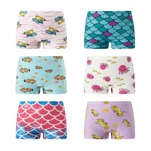Image of Barara King Little Girls Soft 100% Cotton Underwear Toddler Panties Big Kids Undies
