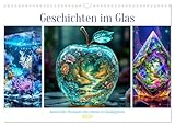 Geschichten im Glas (Wandkalender 2026 DIN A3 quer), CALVENDO Monatskalender: Kunstvolle Momente des Jahres in Glasobjekten (CALVENDO Spass)