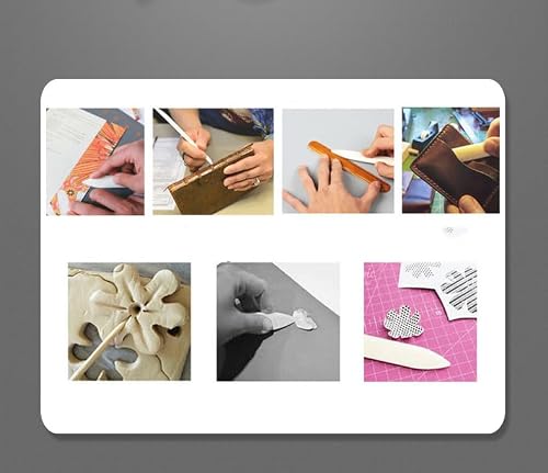 Miniatura 7 de Tnfeeon Herramienta De Carpeta De Hueso Genuino De 6 Para Anotar Plegado Plegado De Papel Manualidades Scrapbooking