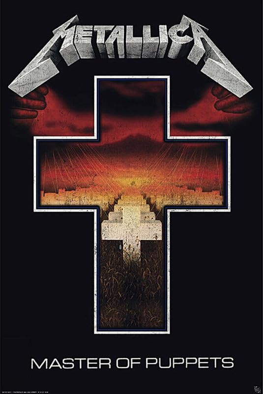 Amazon.com: BUY ART FOR LESS Officially Licensed Metallica Master 