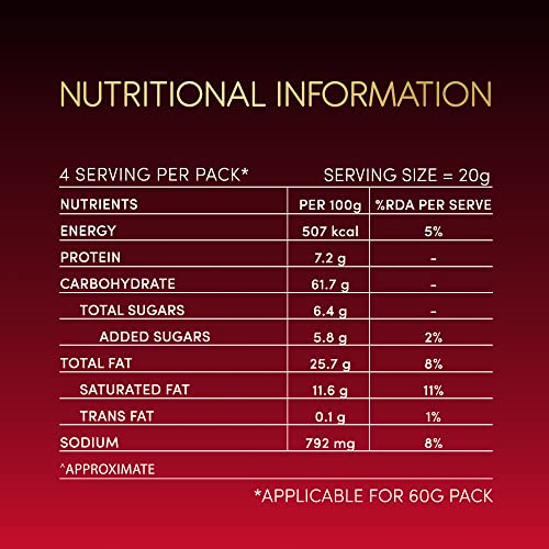 Image of Lay's Gourmet Kettle Chips 55g, Thai Sweet Chilli flavour, Premium Slow-Cooked Potato Chips, Chips and Snacks