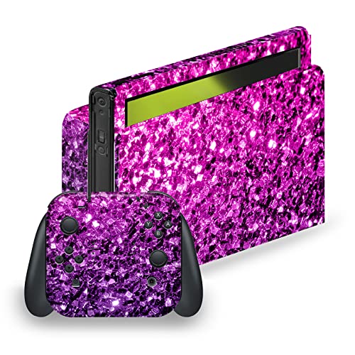 Peau autocollant de jeu anti-rayure pour Nintendo Switch OLED rose