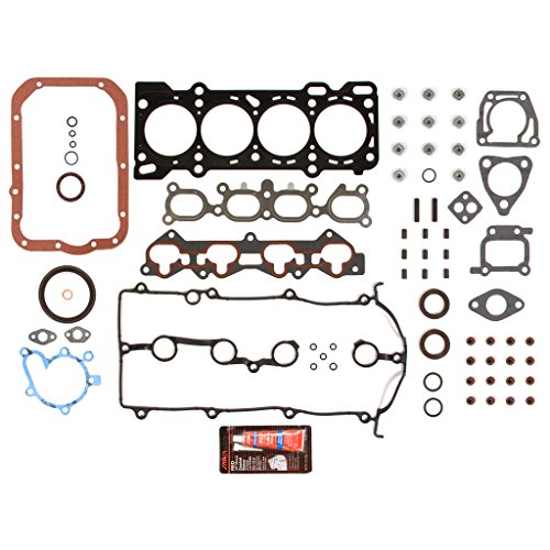 Evergreen Engine Rering Kit Fsbrr6007Eve Compatible With 93-97 Ford Probe Mazda 626 Mx6 Dohc Fs Full Gasket Set, 0.25Mm / 0.010" Oversize Main Rod Bearings, 0.50Mm / 0.020" Oversize Piston Rings #TOP1