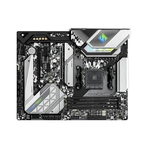 Placas Base Fit For ASRock B550 Steel Legend Compatible con Ryzen 9 5900X 7 5700X3D 5800X3D CPU 4xDDR4 4733MHz M.2 MATX AM4