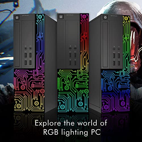 Dell Gaming Optiplex Desktop Rgb Computer Pc, Intel Core I5, Amd Rx 550 4Gb Gddr5, 16Gb Ram, 512Gb Ssd, 24 Inch Hdmi Monitor, Rgb Keyboard Mouse And Headset, Wifi, Windows 10 Pro (Renewed) #TOP5