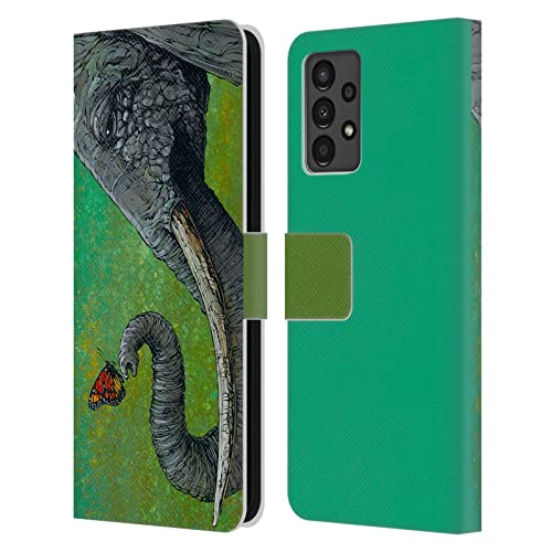 Funda cuero Samsung A13 El Elefante Grunge coleccionista David Lozeau