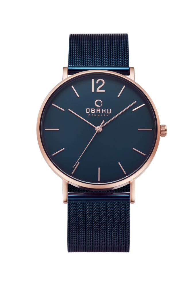 Obaku Mark Ocean Analog Blue Dial Mens Watch-V197GXVLML (B07GJTN2NP) Amazon Price History, Amazon Price Tracker
