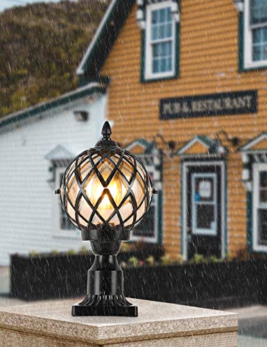 image for N / A Designer Outdoor Post Light Fixture with 3-Inch Pier Mount IP65 