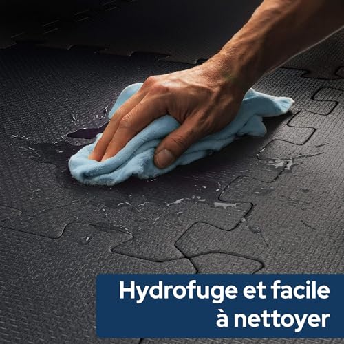 AREBOS Tapis de Protection Rond Ø 200 cm pour Piscine et Spa | Tapis Puzzle Isolant et antidérapant | Protection pour extérieur & Whirlpool Gonflable – vue 6