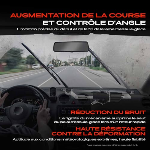 Moteur essuie-glace Cruze J305 avec connecteur robuste à 5 pôles - 4