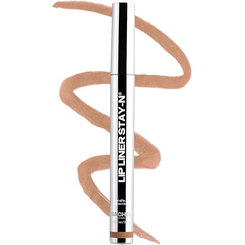Sacheu Lip Liner STAY-N Peel Off Lip Stain — Long Lasting Matte Lip Tattoo Transfer Proof Lipstain Infused with Hyaluronic Acid & Vitamin E for All Skin Types — Vegan & Cruelty-Free, nOOHde