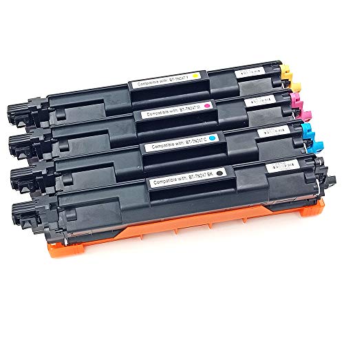 Office Ink Toner 4 pièces Cartouche de Toner Remplacement TN247 TN243 Compatible Pour HL-L3210CW HL-L3230CDW HL-L3270CDW MFC-L3710CW MFC-L3730CDN MFC-L3750CDW MFC-L3770CDW DCP-L3510CDW DCP-L3550CDW Cover