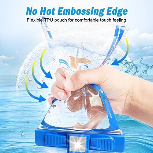 Anself 2 PCS Telefone À Prova D 'Água Bolsa de 6.3 Polegada Telefone Caso Embutido De Emergência Ap