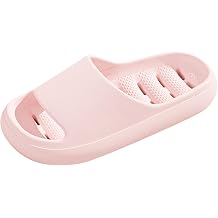 Womens Non-Slip Slide Sandals Recovery Slide with Arch Support Cloud Platform Sandals Pillow Cushion Slip on Shower Slippers Lightweright Indoor Outdoor Shoes All Day Wear Comfy Shoe