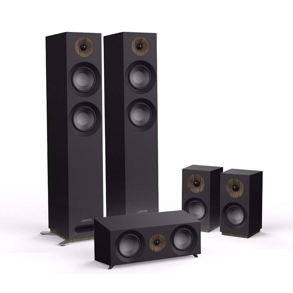 Jamo Studio S807 HCS Home Cinema Pack, Atmos Ready - Black