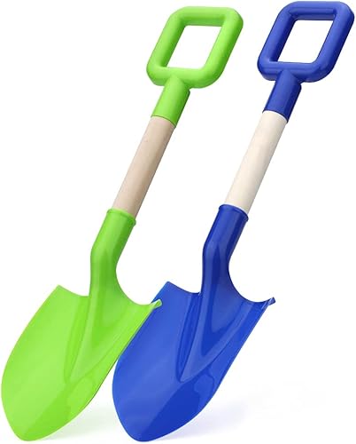 Miniatura 9 de Dilabnba Palas de playa resistentes palas de arena gigantes de 16 pulgadas para niños pala de playa para niños juego de juguetes de arena de