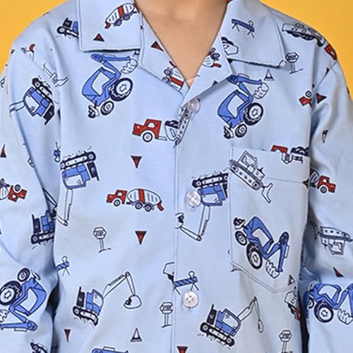 Image of Jam & Sugar Boys Cotton Printed Night Suit Set