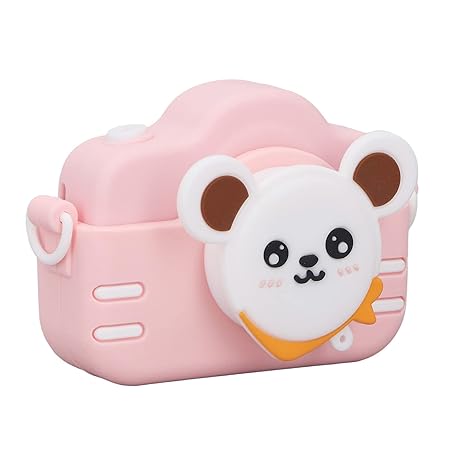 EXCLUZO Kids Video Camera, 2 Inch Auto Screen Kids Camera for Travel (Pink)