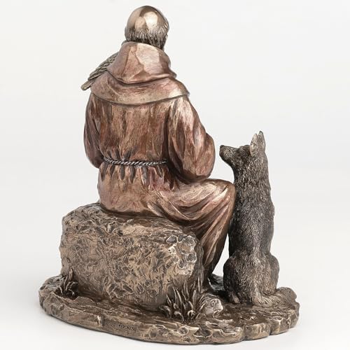 Estatua Decorativa San Francisco de Asís 6.37 pulg miniatura 5