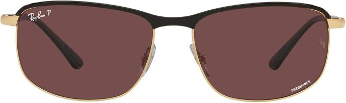 Amazon レイバン サングラス Rb3671ch メンズ Black On Arista Polar Dark Violet Lens 60 サングラス 通販