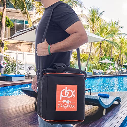 Case Bolsa Bag Polo Culture Compatível com Jbl Partybox Encore Com Bolso Para 2 Microfones