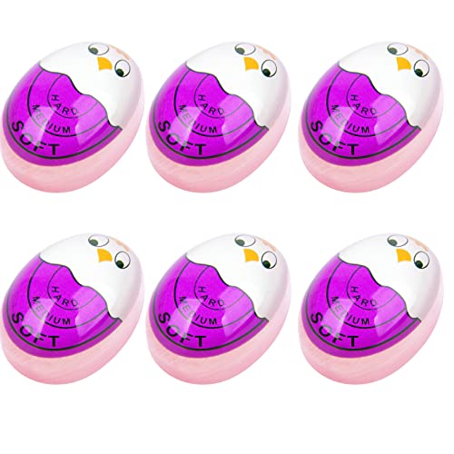 Minuteur pour œufs TOFOREVO violet à indicateur de changement de couleur selon la cuisson - 2