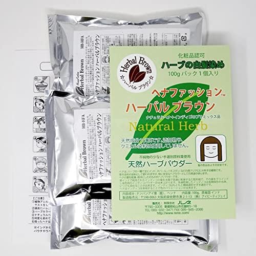 Amazon | [ファッションルーム ルネ] ハーバルブラウン (100g×3