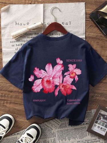 Girls Letter Print Short Sleeve T Shirts Kids Cute Summer Wear3