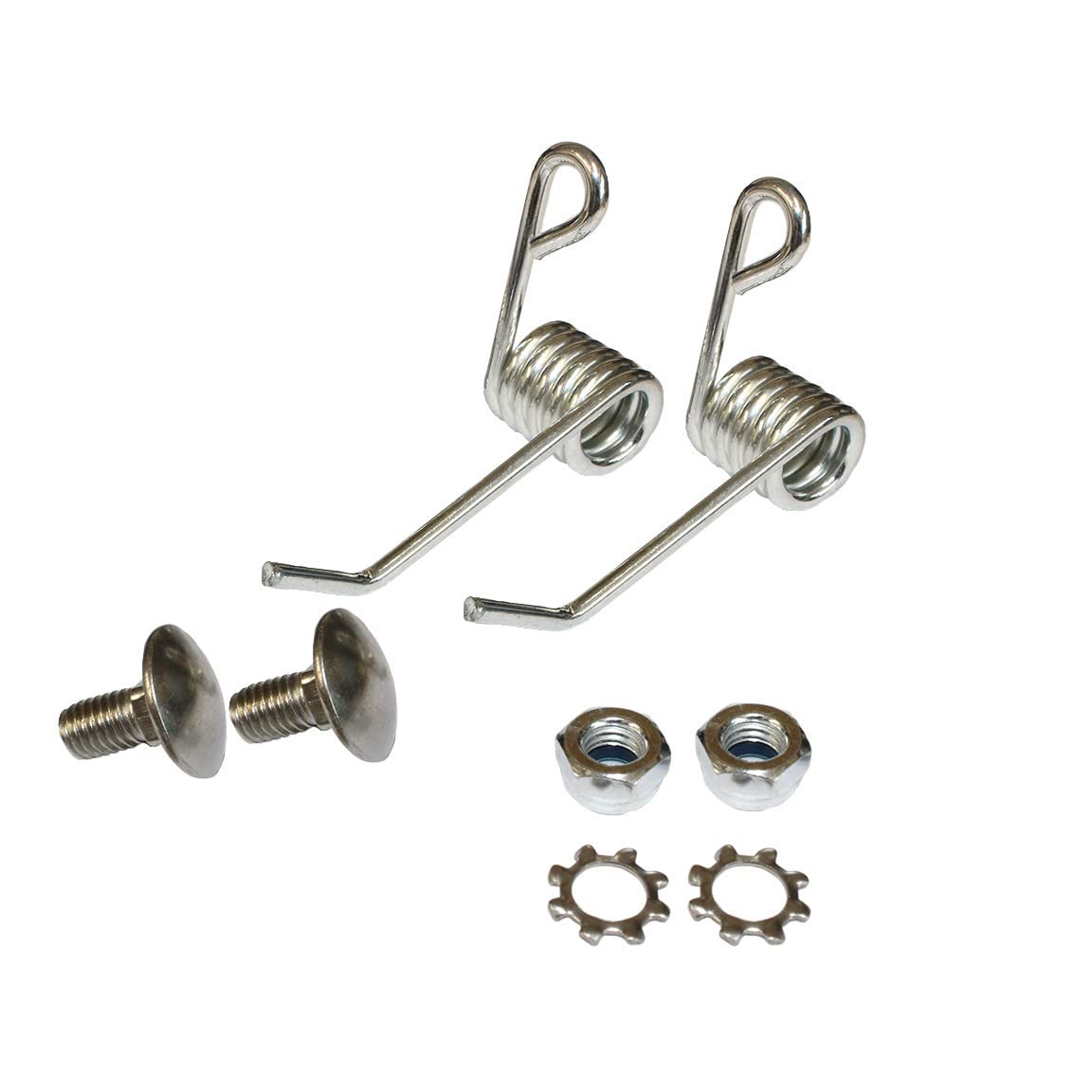 Redpart 2 Pack Of Scarifier Bolt On Spring Tips Tine For Dethatch Moss Lawnmower Blades